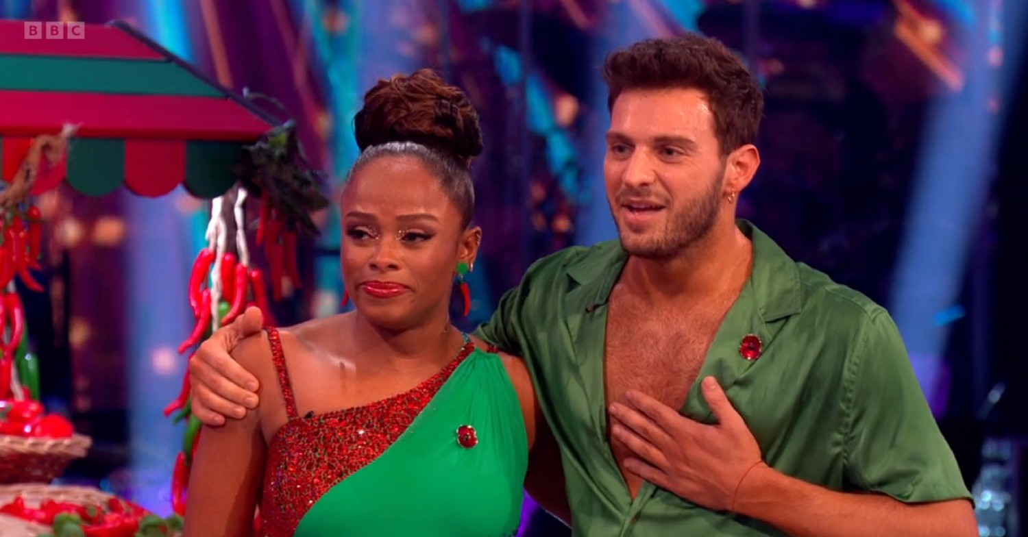 Fleur East and Vito on Strictly 