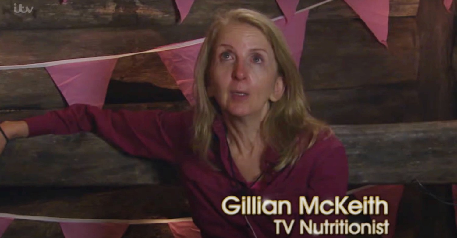 Gillian McKeith on I'm A Celebrity