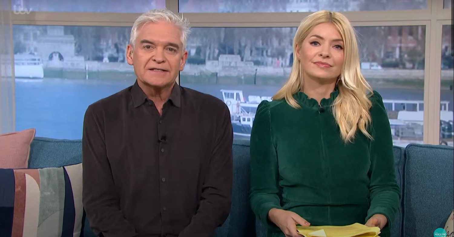 Phillip Schofield and Holly Willoughby on This Morning today 