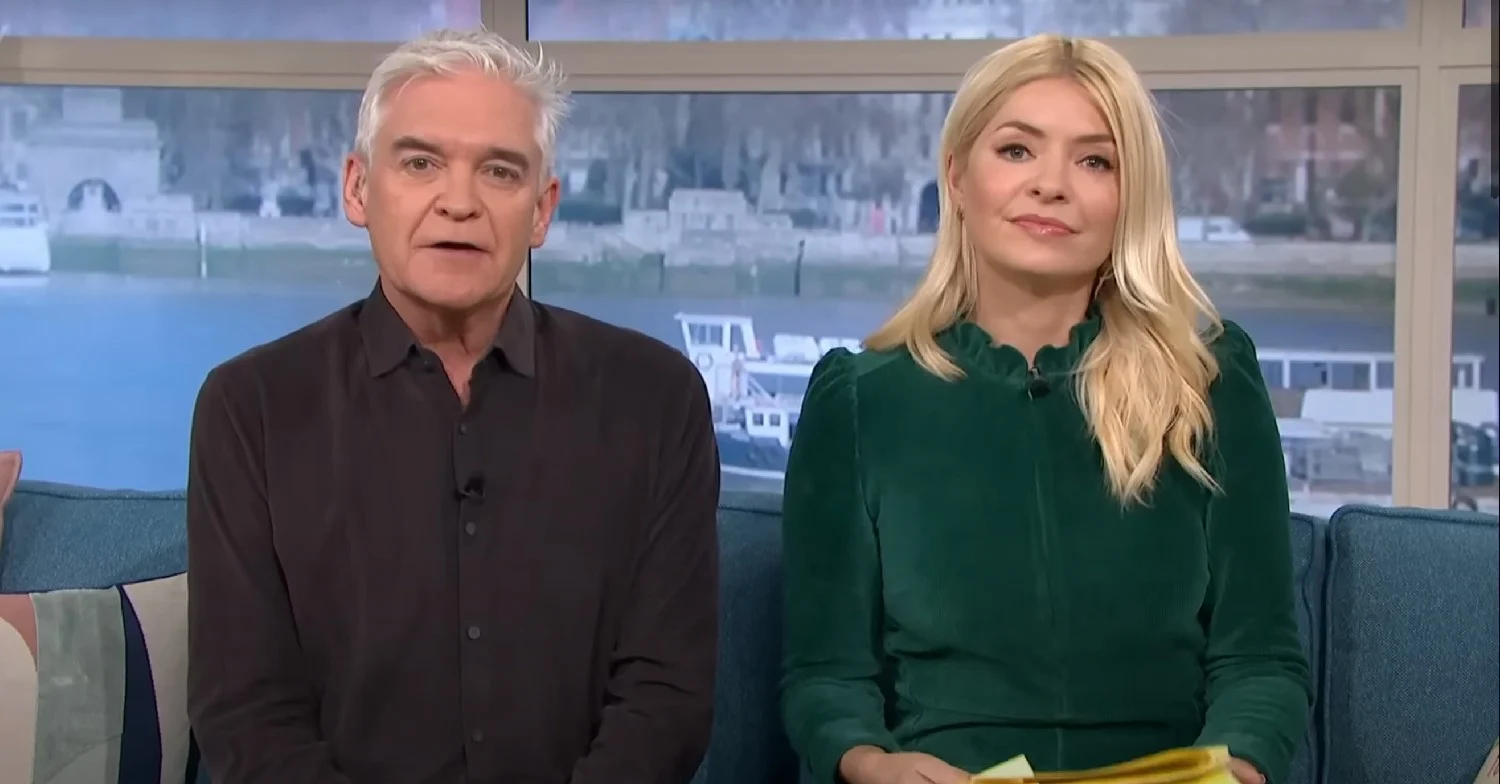 Holly Willoughby and Phillip Schofield on This Morning today 