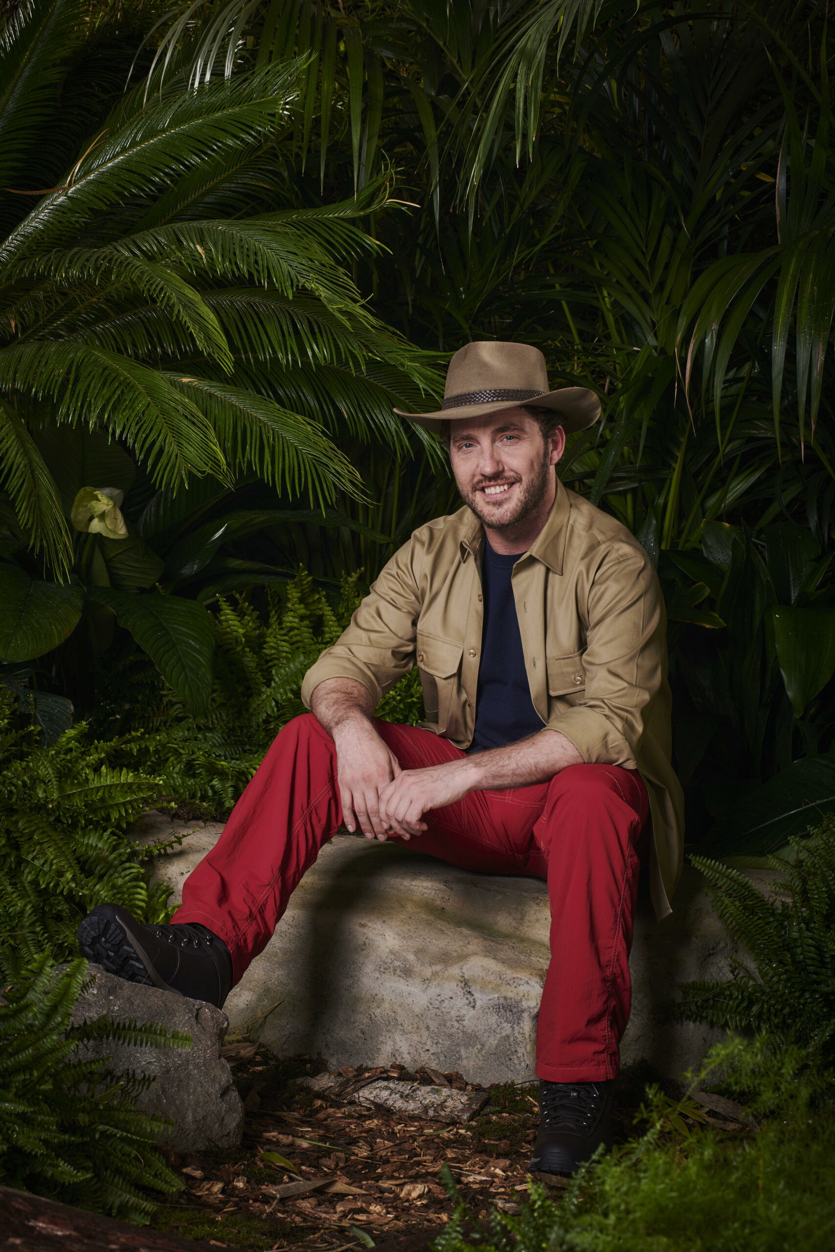 Seann Walsh posing in his I'm A Celebrity outfit