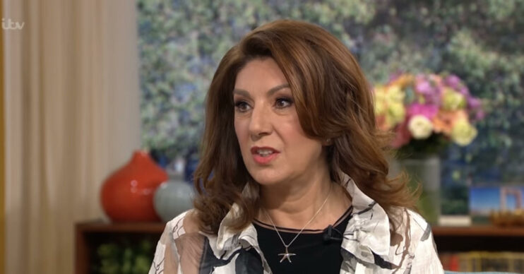 Jane McDonald chatting on This Morning