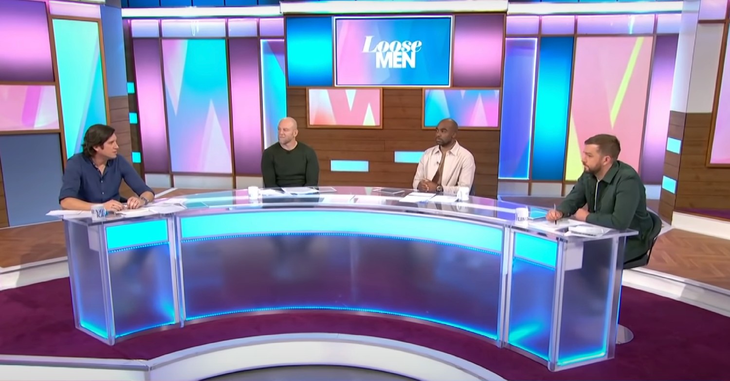 Vernon Kay, Mike Tindall, Ore Oduba, Iain Sterling on Loose Men