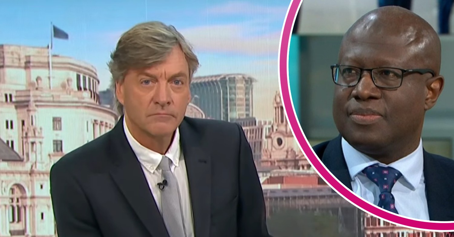 Richard Madeley, Frank Chinegwundoh on GMB today
