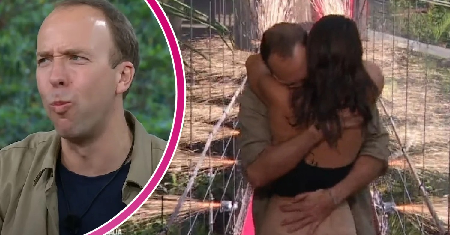Matt Hancock and Gina on I'm A Celeb