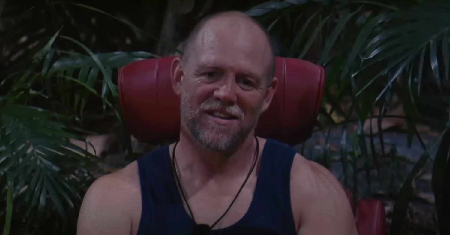 Mike Tindall sitting in the jungle on I'm A Celeb 2022 