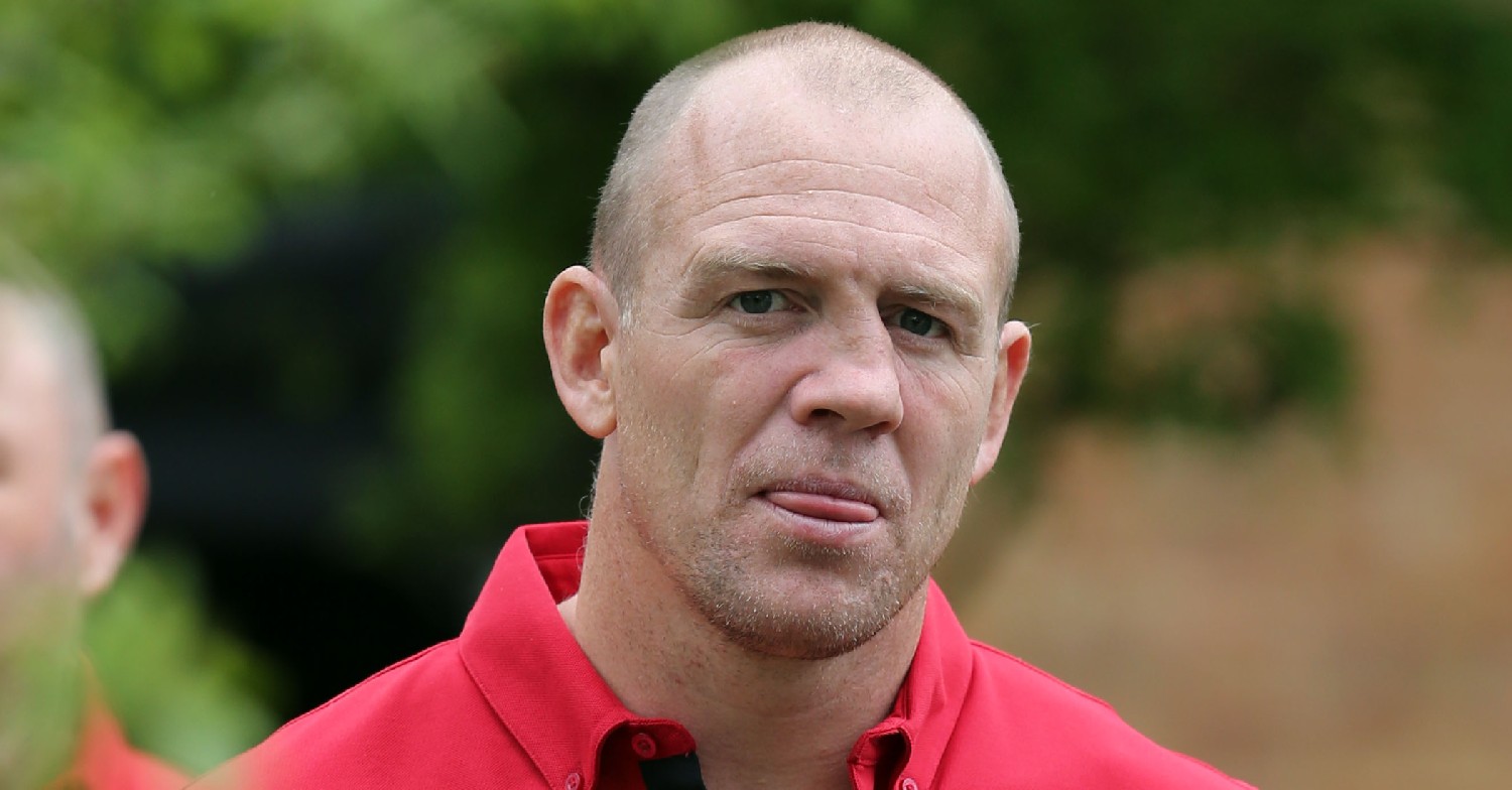Mike Tindall and his broken nose