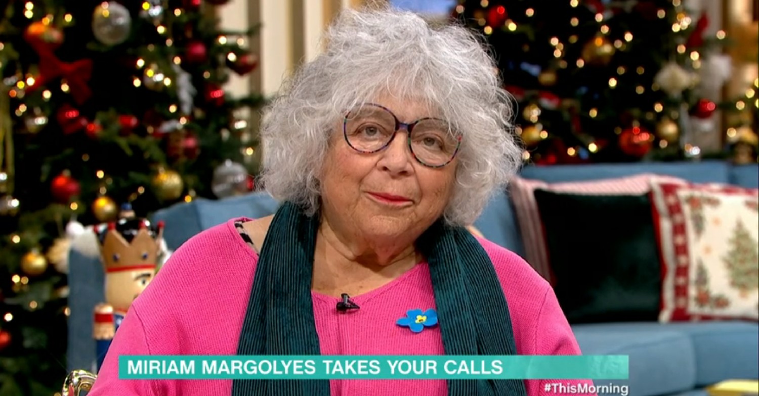 Miriam Margolyes on This Morning today 
