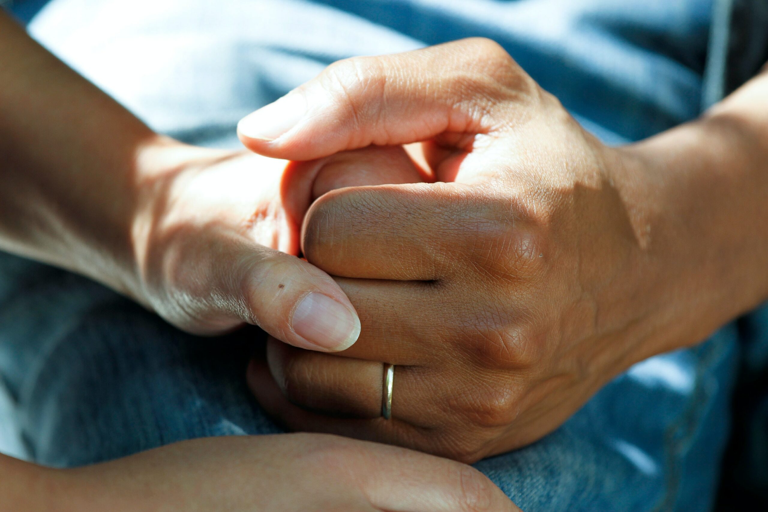 People holding hands