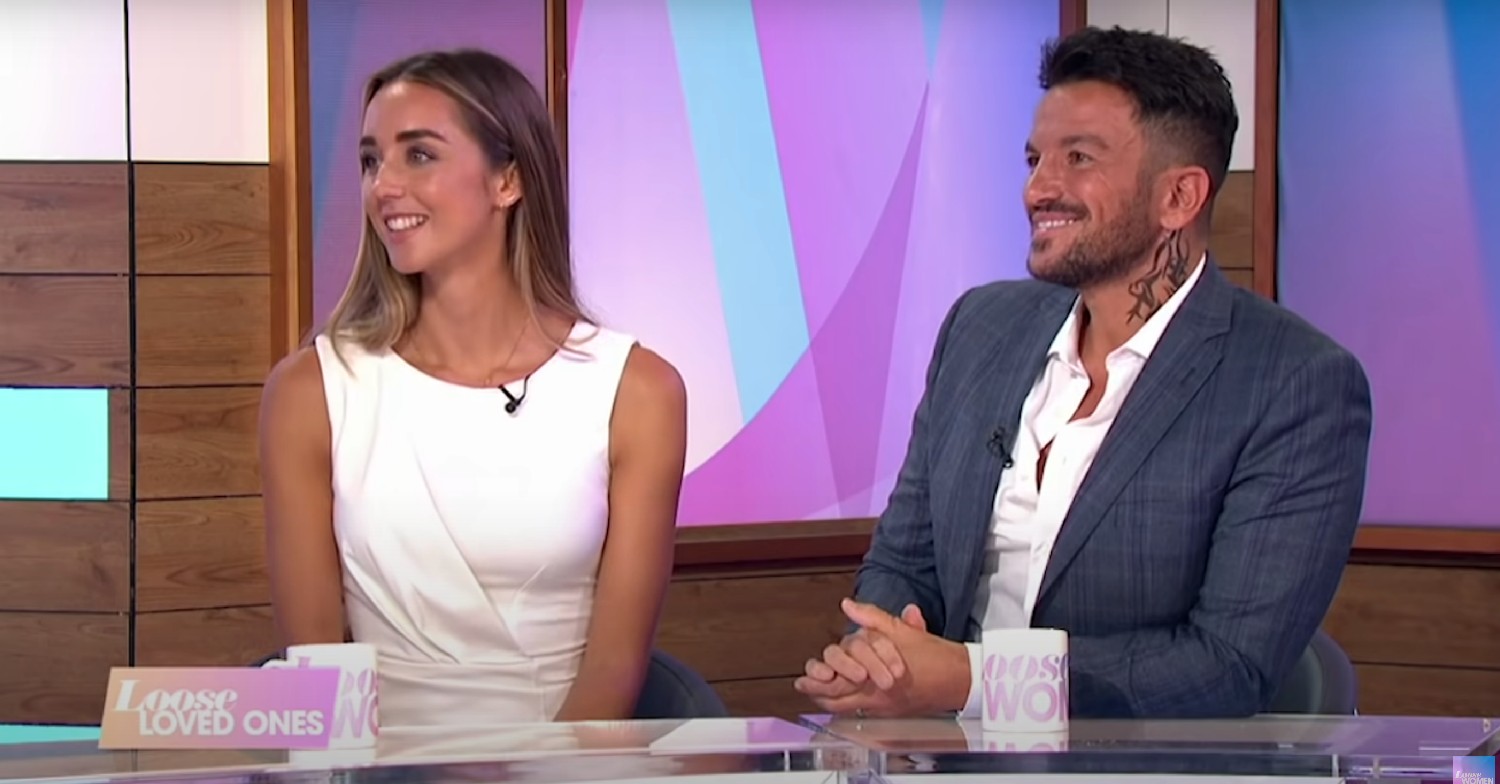 Peter Andre and Emily Andre smiling on Loose Women 