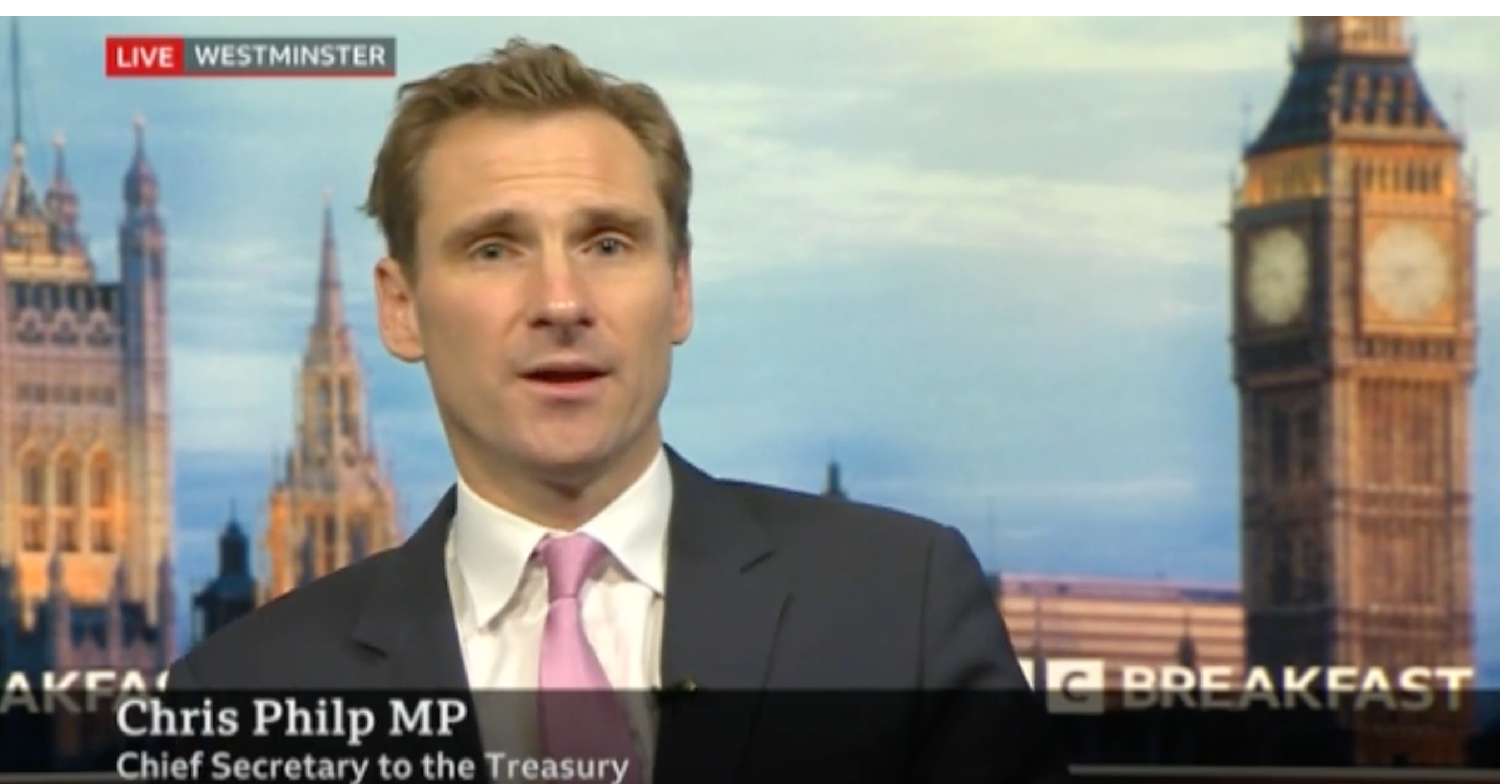 Chris Philp on BBC Breakfast today 