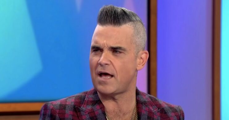 Robbie Williams speaking on Loose Women