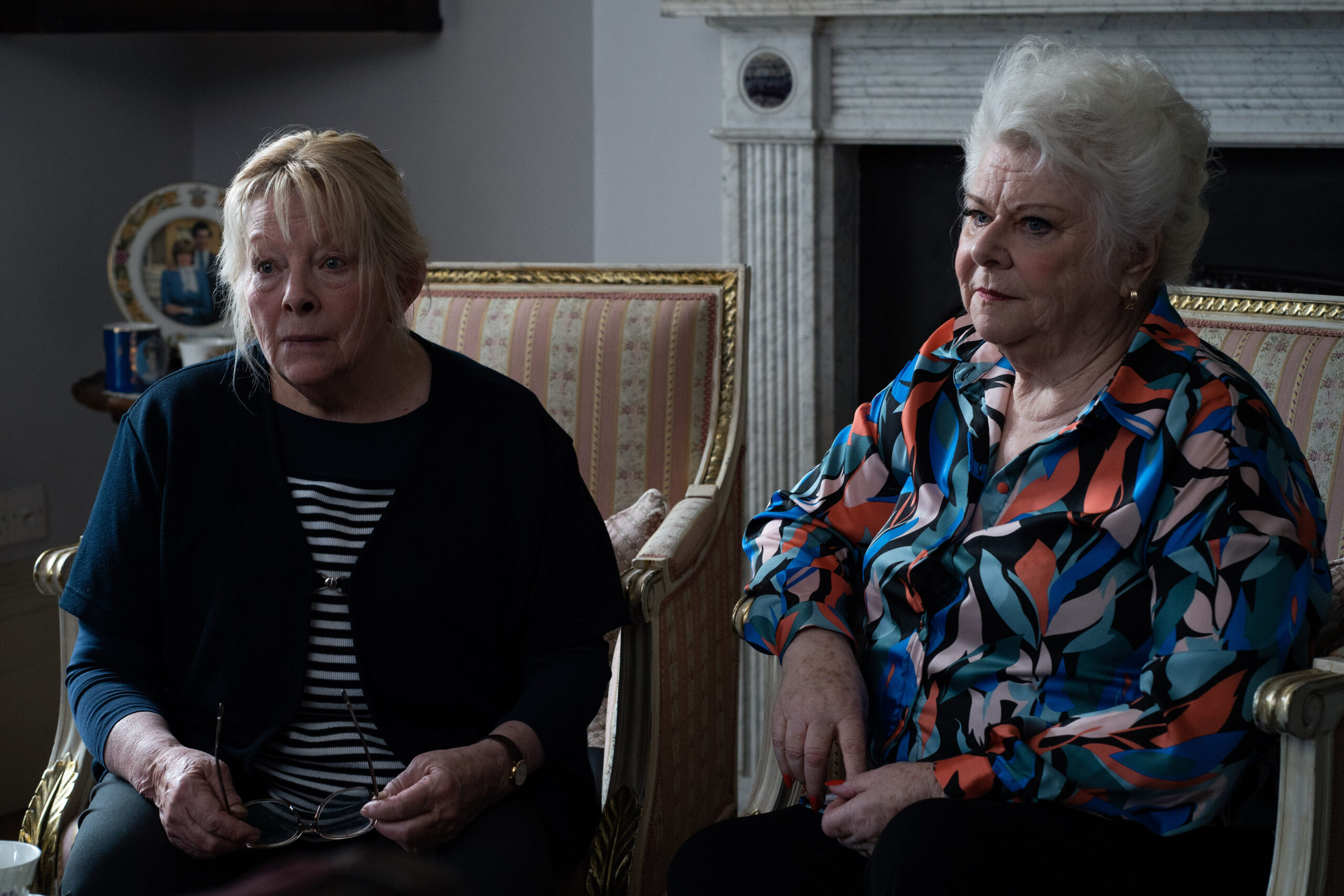 Janice and Irene speak with Cormoran in Strike Troubled Blood