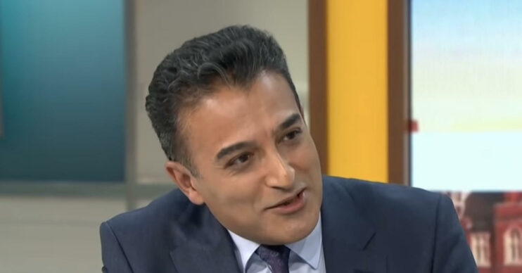 Adil Ray smiles on GMB