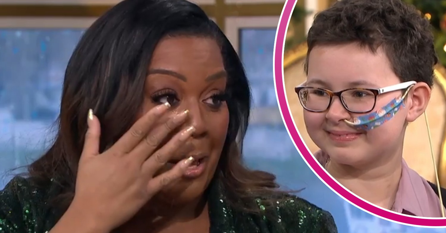 Alison Hammond wipes away tears and Gok Wan's cousin on This Morning