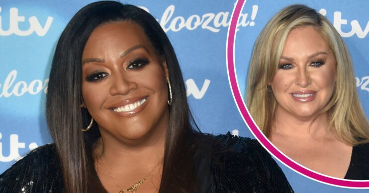Alison Hammond and Josie Gibson smiling at the ITV Palooza 2022