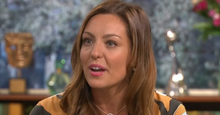 Strictly star Amy Dowden speaking on This Morning
