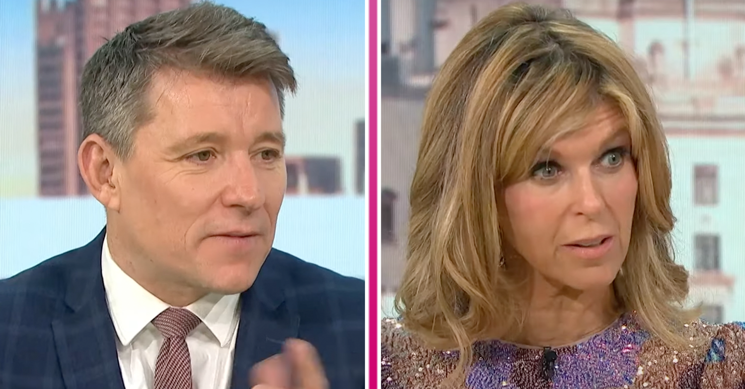 Ben Shephard and Kate Garraway on GMB today