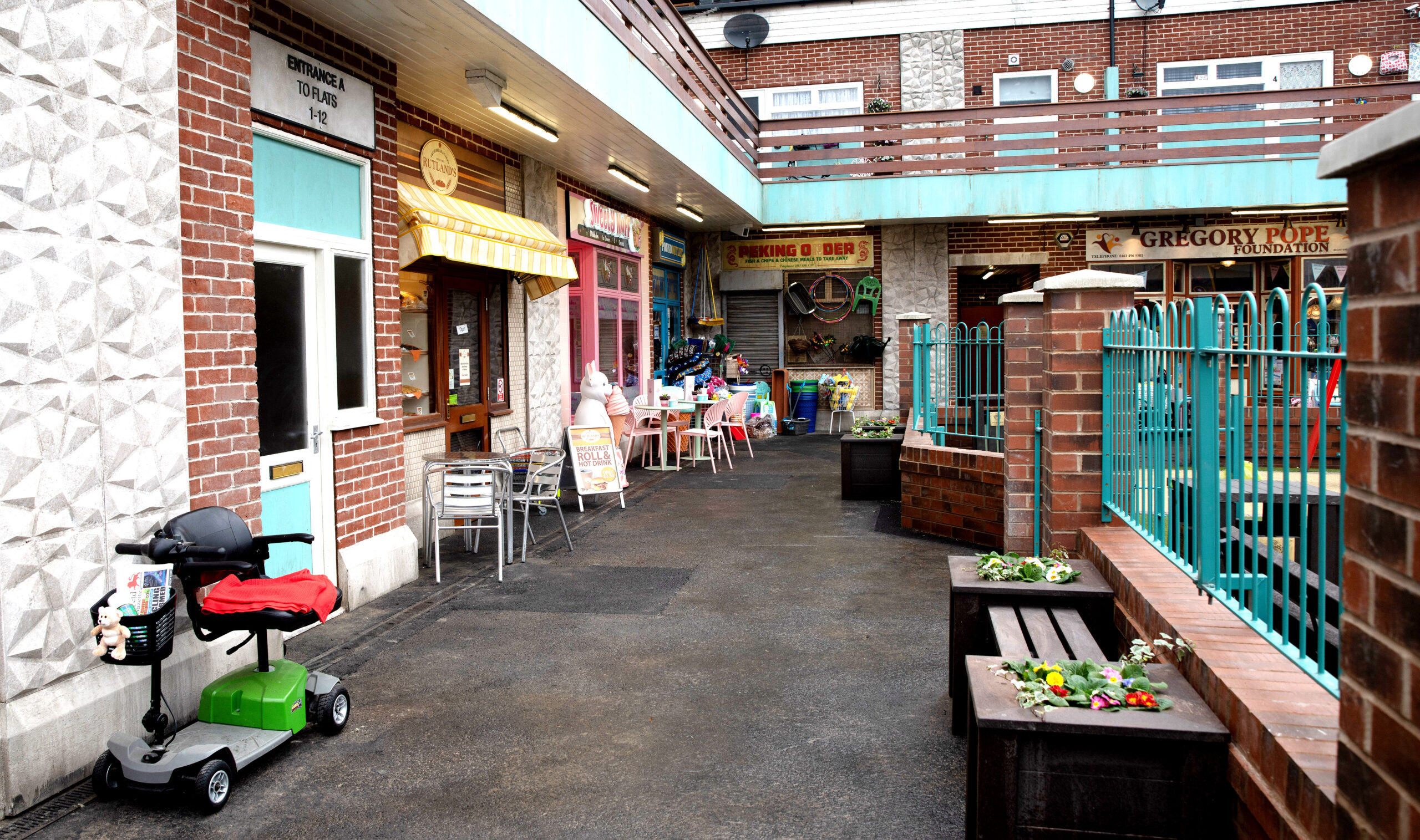 Coronation Street's new precinct
