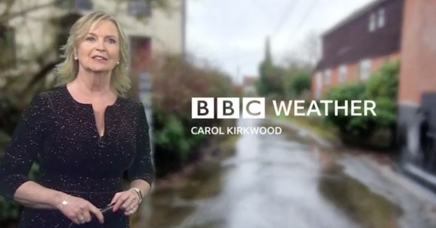 Carol Kirkwood on BBC Breakfast