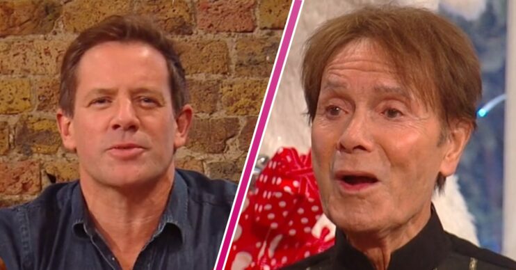 Matt Tebbutt and Cliff Richard on Saturday Kitchen composite image