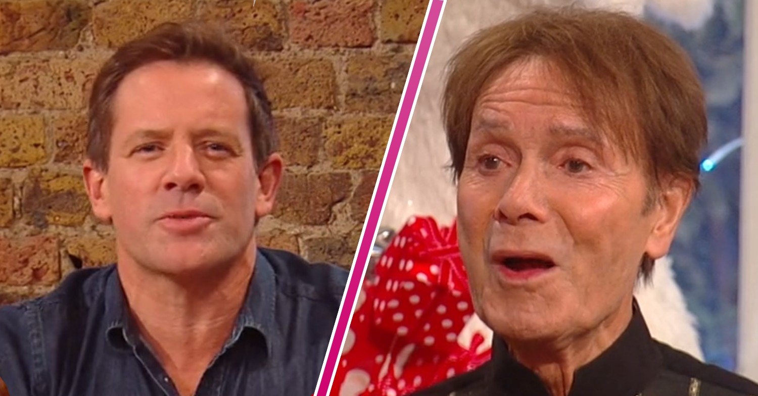 Matt Tebbutt and Cliff Richard on Saturday Kitchen composite image