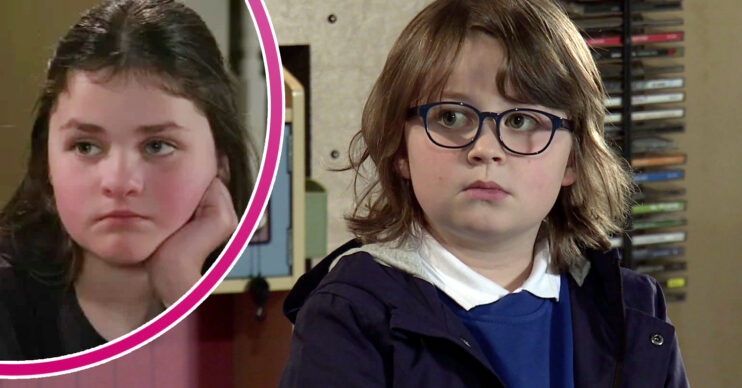 Coronation Street's Sam, and in a bubble, Hope