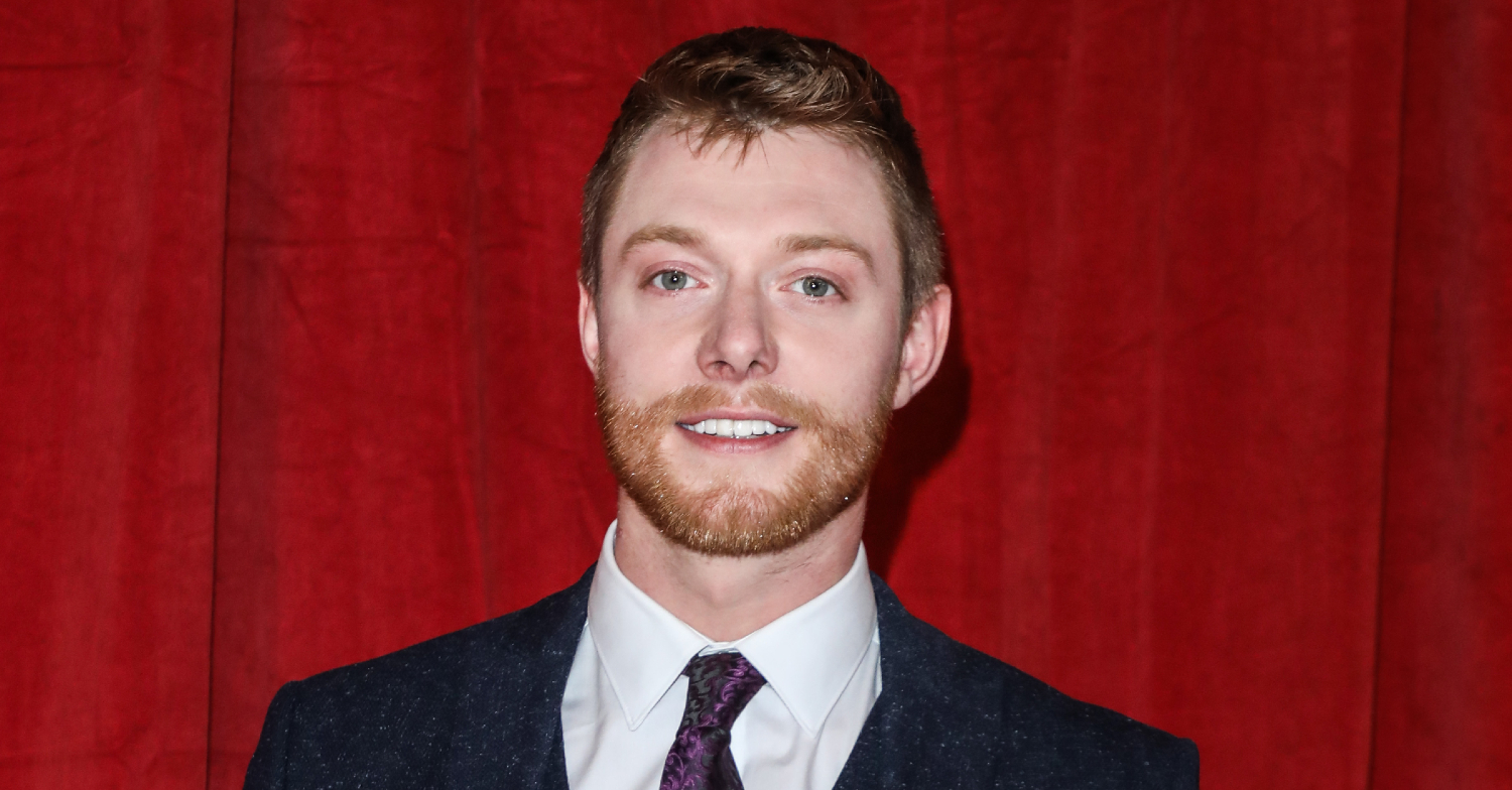 Coronation Street's Rob Mallard is smiling on the red carpet
