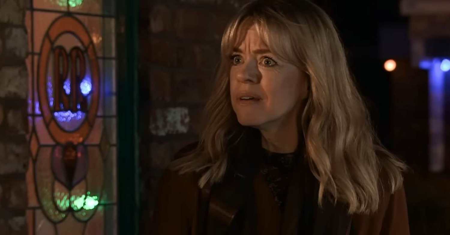 Coronation Street's Toyah is looking shocked
