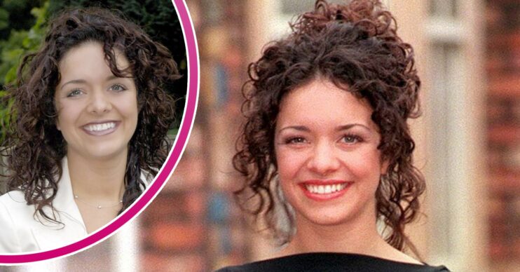 Coronation Street star Jennifer James as Geena Gregory comp shot
