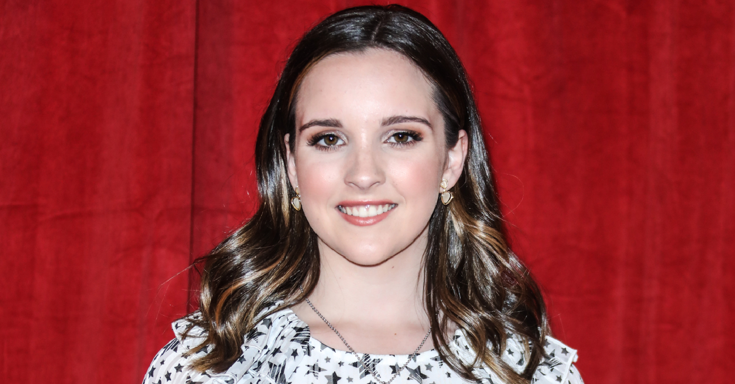 Coronation Street's Elle Mulvaney is smiling on the red carpet