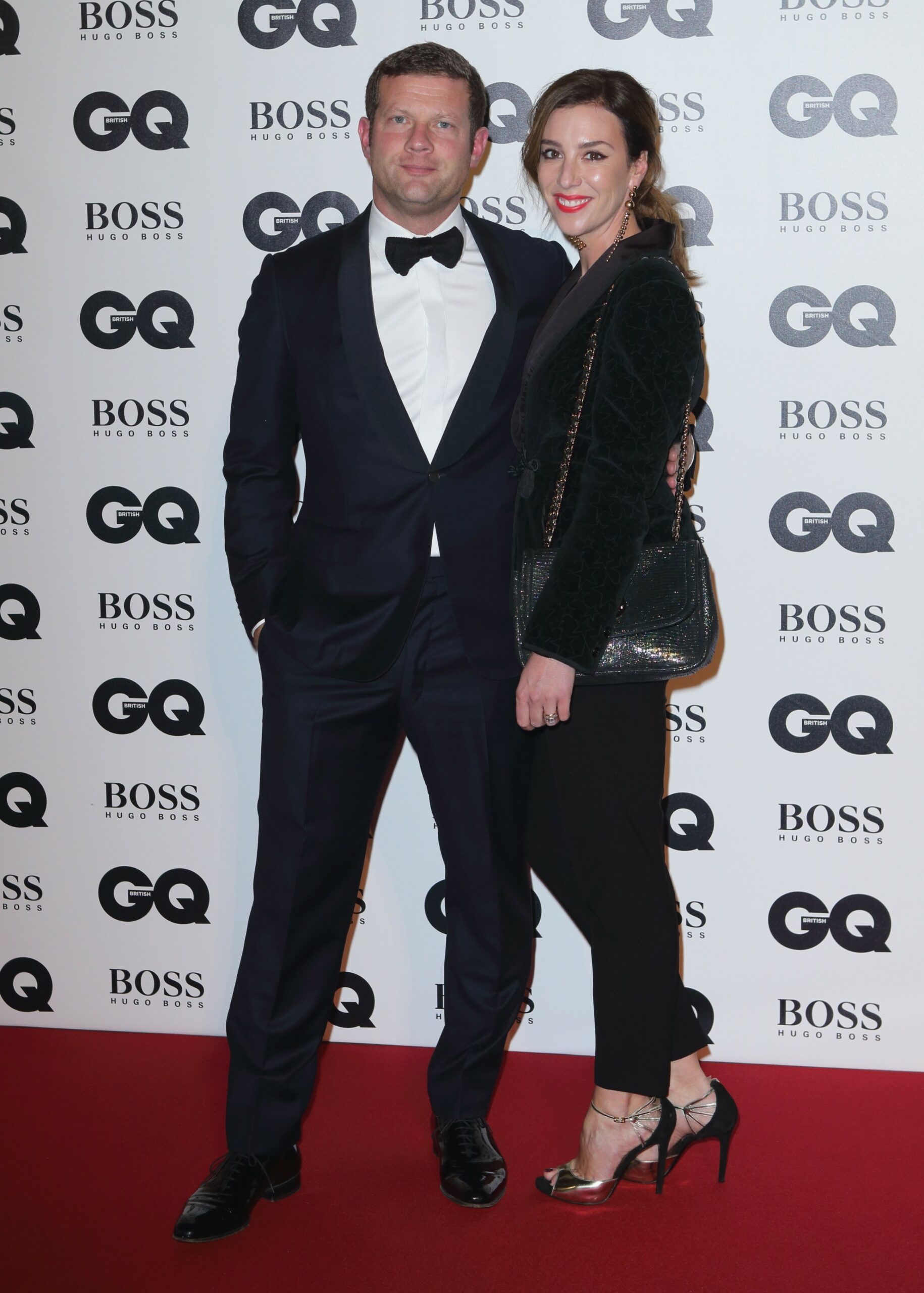 Dermot O'Leary and his wife at event