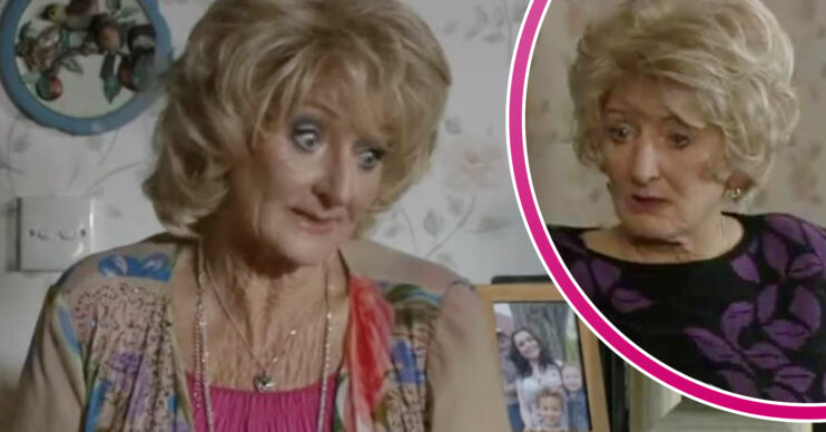 EastEnders' Rose Cotton appears twice in the photo