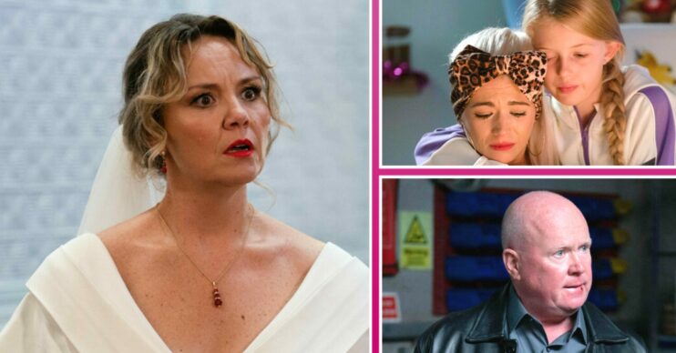 EastEnders spoilers Janine, Lola, Lexi and Phil comp image