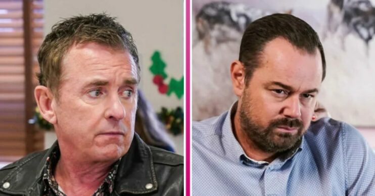 EastEnders' Alfie and Mick in two-way split pic