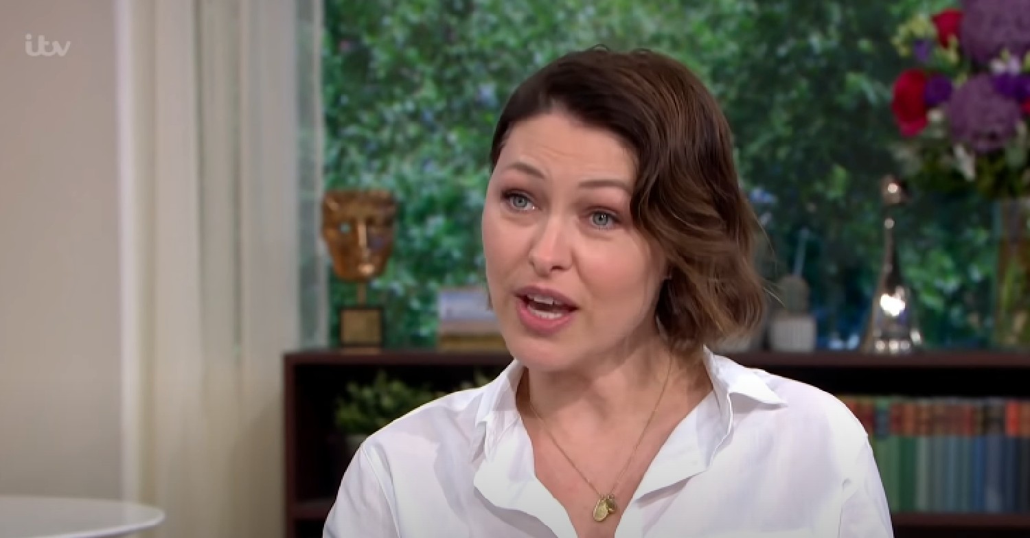 Emma Willis speaking during This Morning interview