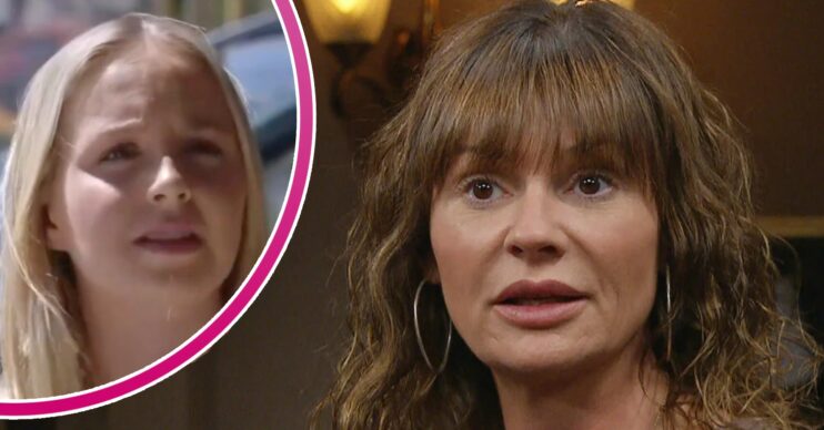 Emmerdale's Belle and Chas look annoyed in comp image
