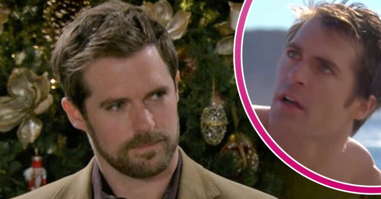 Kyle Pryor as Darren in Emmerdale and Nate in Home and Away split pic