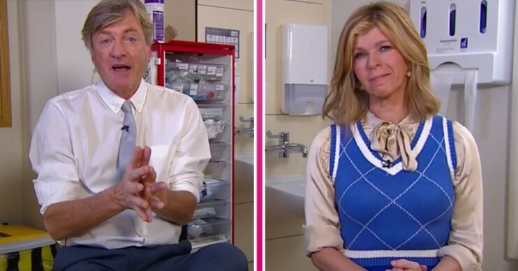 GMB today saw Richard Madeley and Kate Garraway broadcast from a hospital