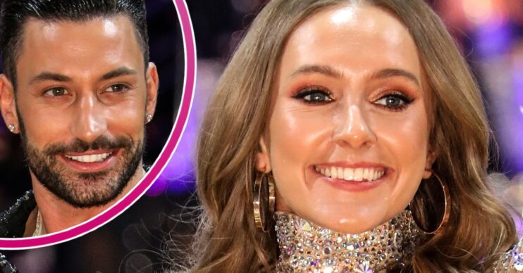 Giovanni Pernice and Rose Ayling-Ellis smiling at events