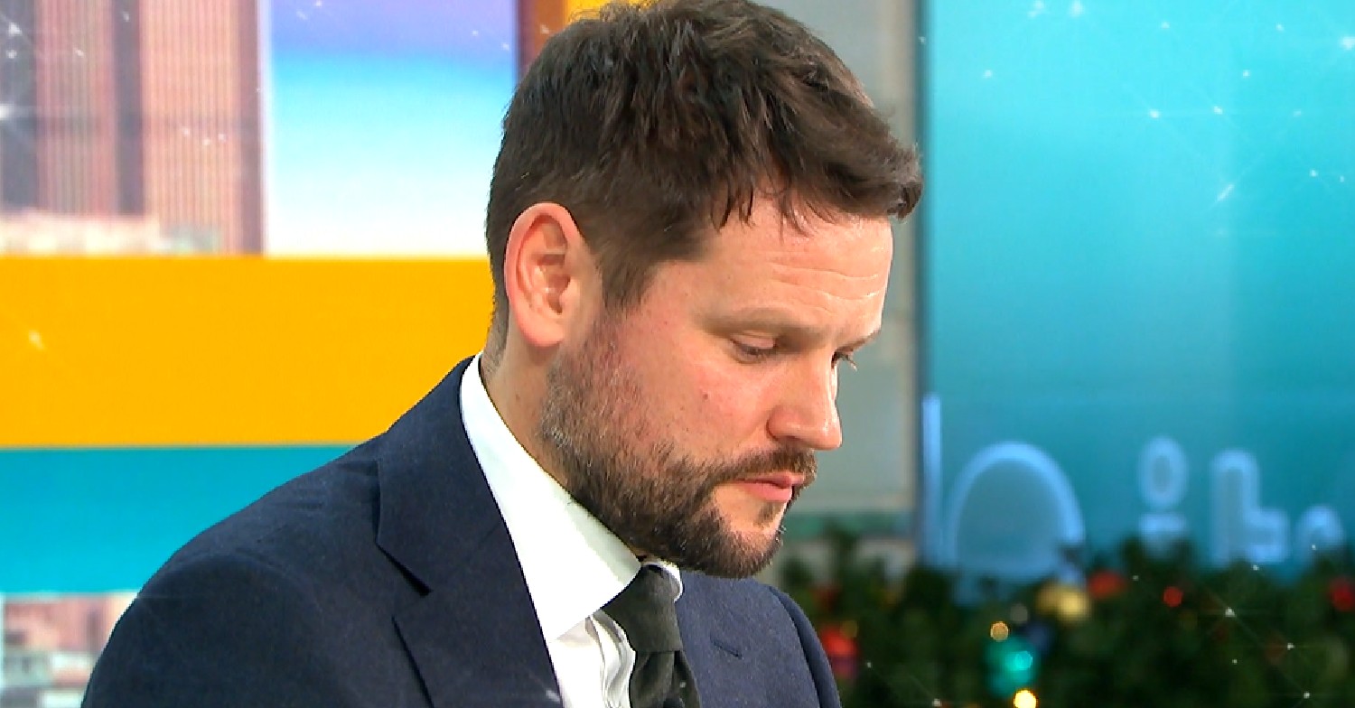 Gordon Smart with his head down on GMB