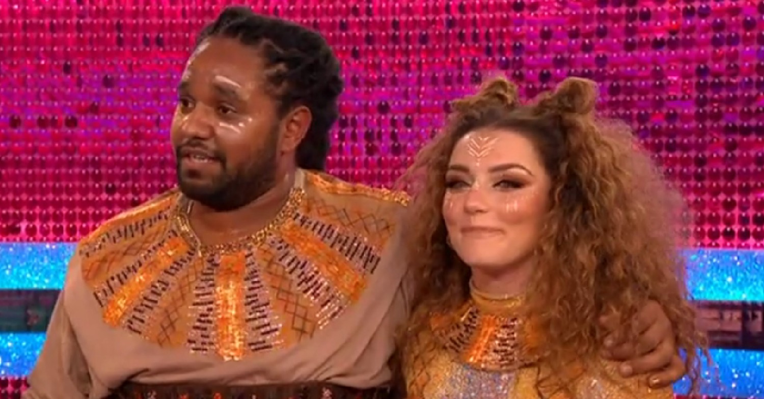 Hamza Yassin and Jowita on Strictly tonight