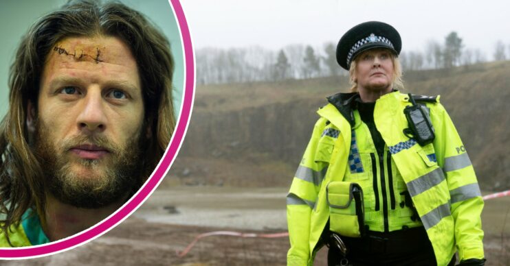 James Norton and Sarah Lancashire playing Tommy Lee Royce and Catherine Cawood in Happy Valley