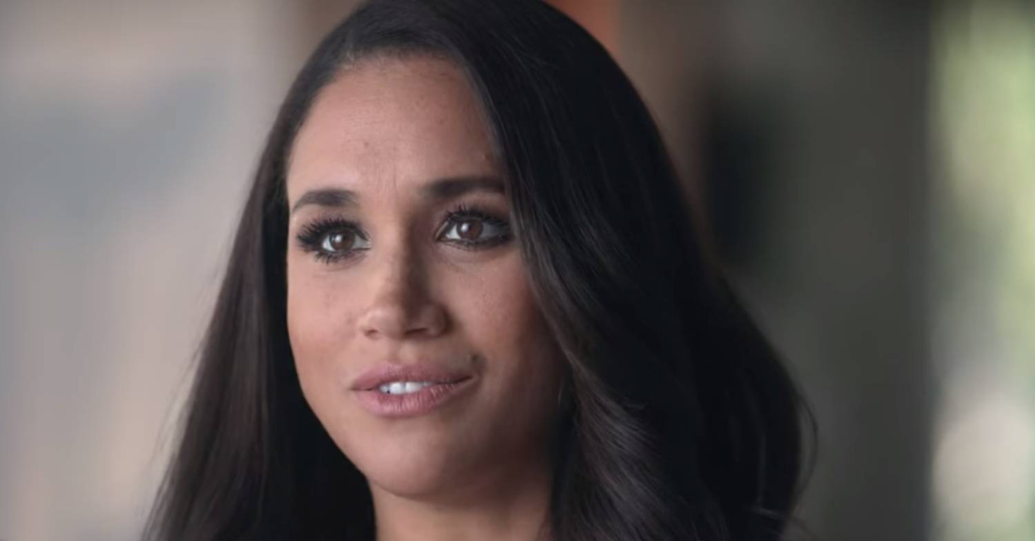 Meghan Markle looks forward during her Netflix series