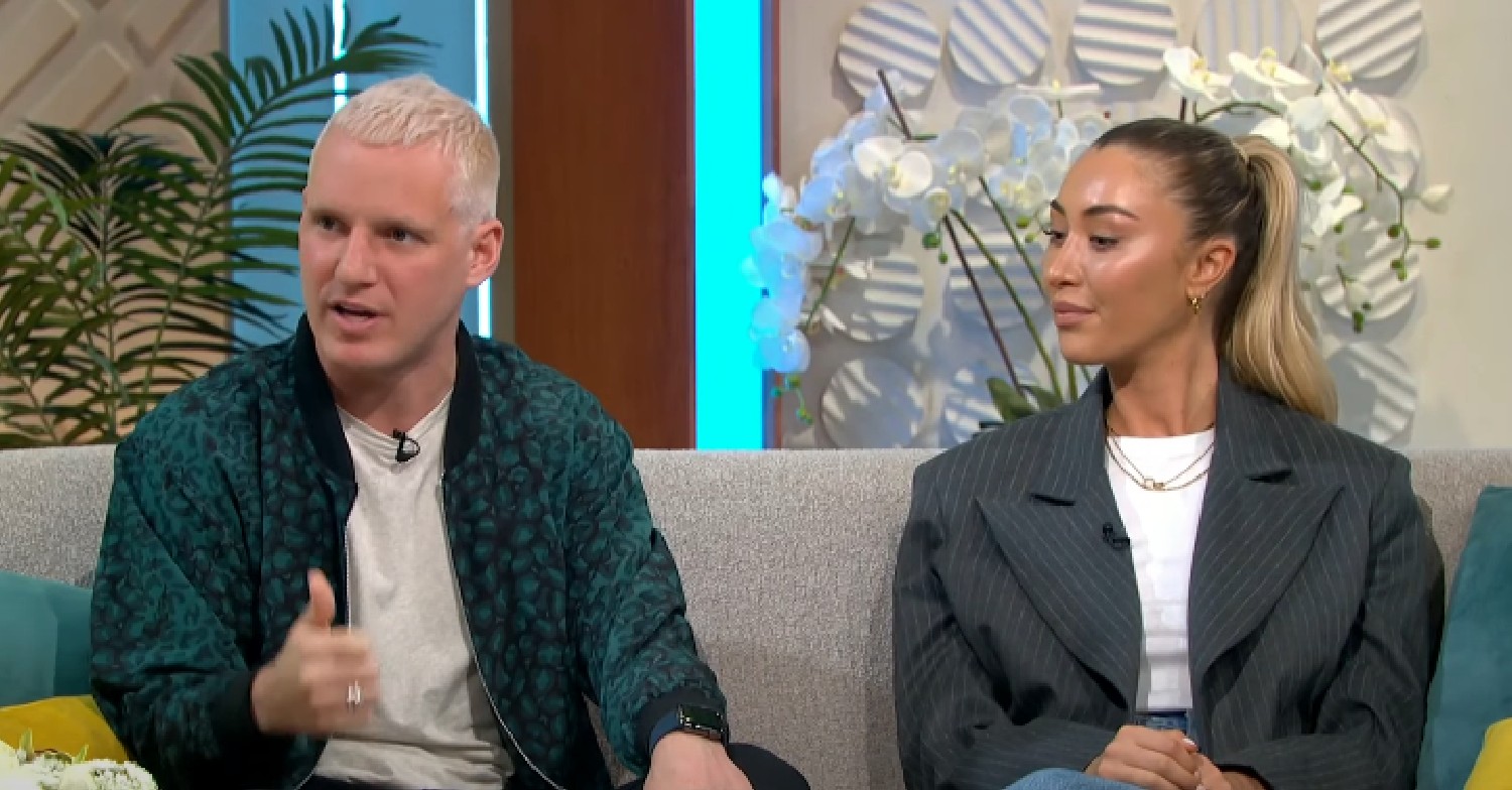 Jamie Laing and fiancee Sophie on Lorraine