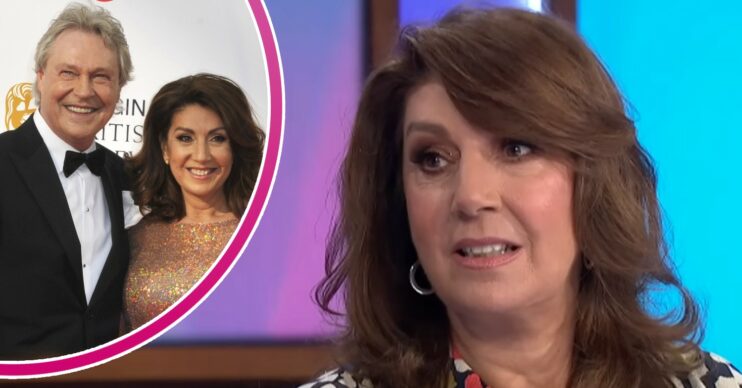 Jane McDonald speaking on Loose Women and with fiance Eddie