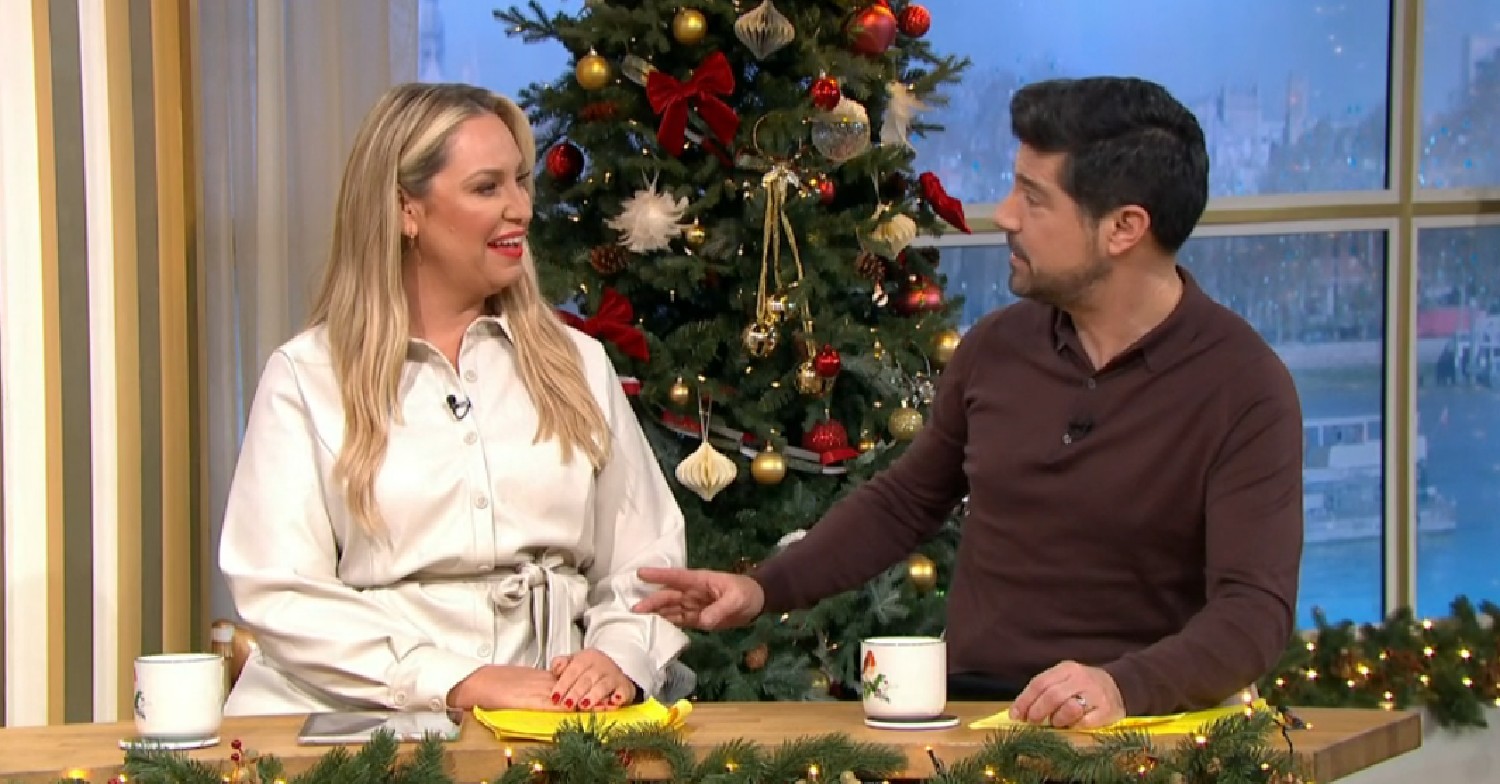 Josie Gibson and Craig Doyle look at each other on This Morning