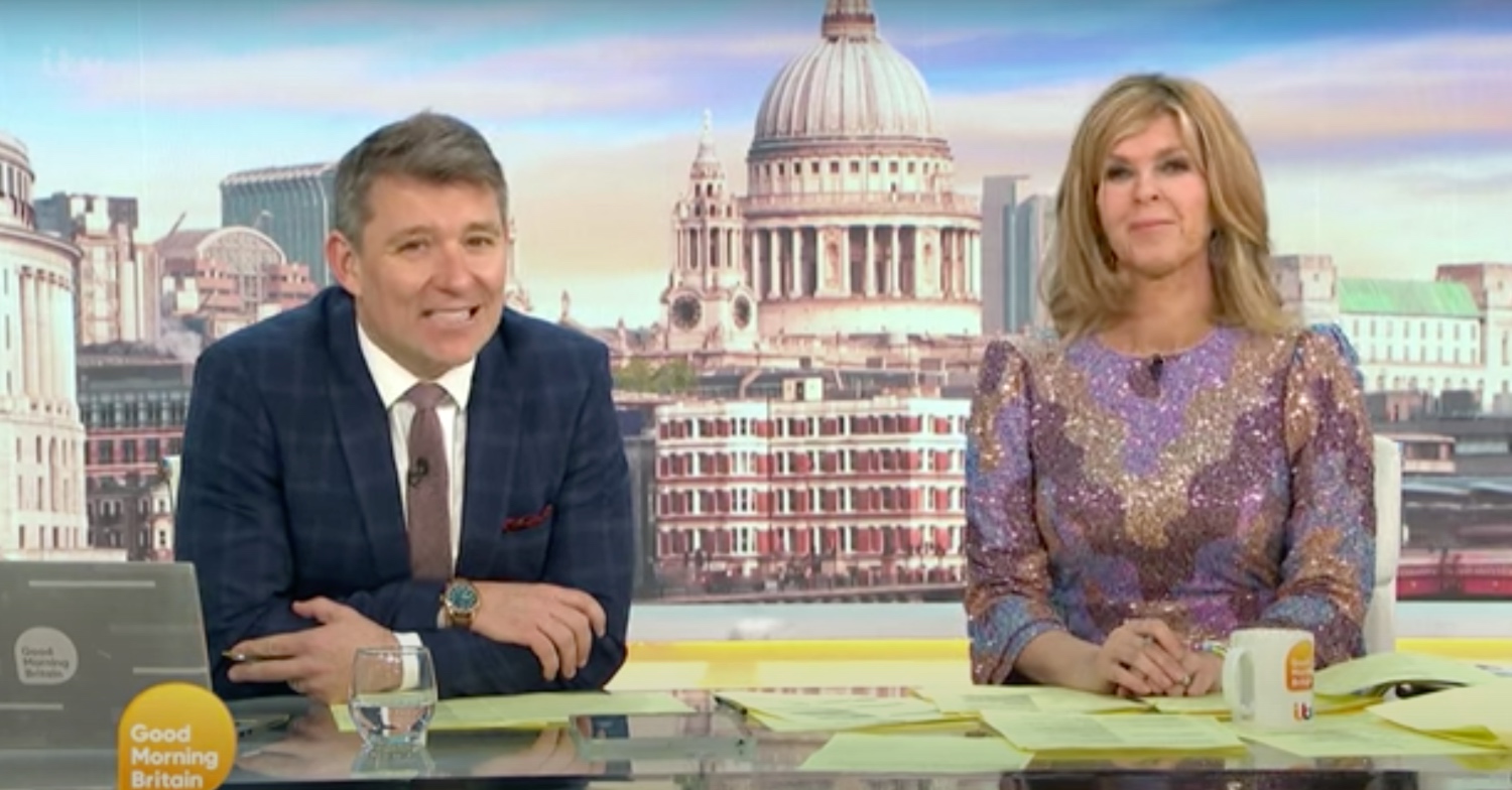 Kate Garraway and Ben Shephard hosting GMB