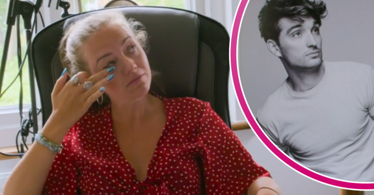 Kelsey Parker crying and Tom inset