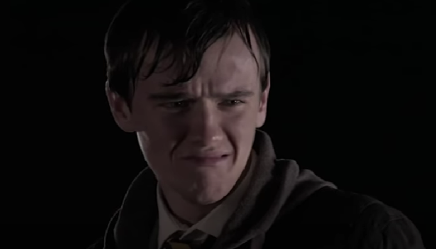 Kyle Stack crying in Waterloo Road